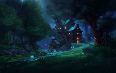 Artstation Enchanted Forest Treehouse