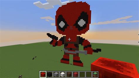 Minecraft Pixel Art Templates Deadpool