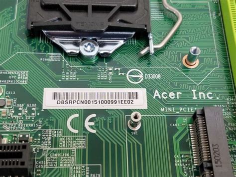Motherboard Acer Aspire Axc 605 Intel S115x Dbsrpcn001 For Sale
