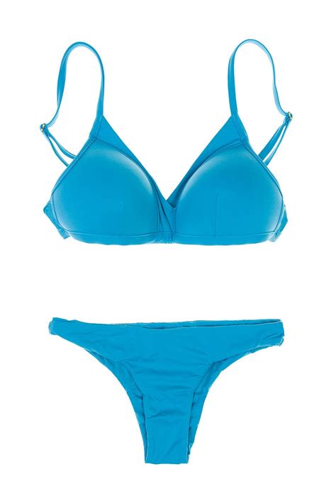 Larissa Minatto Brazilian Bikini Bra Liso Azul