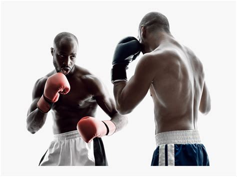 Two Men Boxing Boxing Fight Png Transparent Png Kindpng