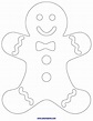 Gingerbread Man Template Printable Free - Printable Word Searches