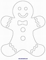 free printable gingerbread man worksheet クリスマスデコレーション, クリスマスアップリケ ...