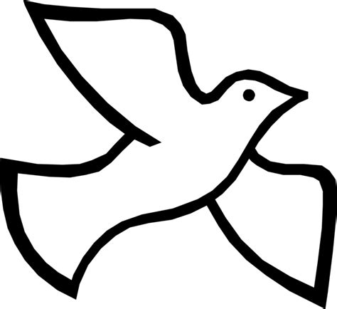 Spirit Vector Image Illustration Of Christian Bird Symbol Of Holy