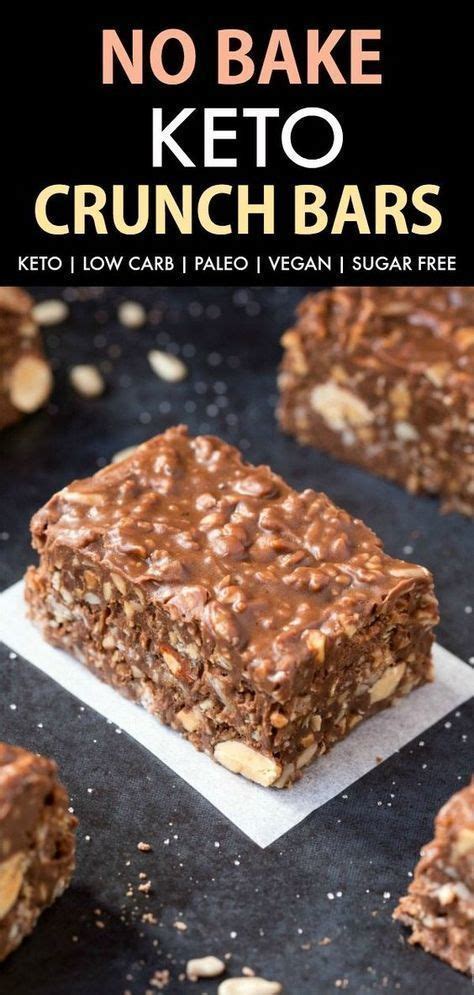 Homemade Keto Crunch Bars Just 5 Ingredients The Big Mans World