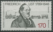 Bund 1989 Eisenbahn Friedrich List 1429 postfrisch - Briefmarken Dr ...
