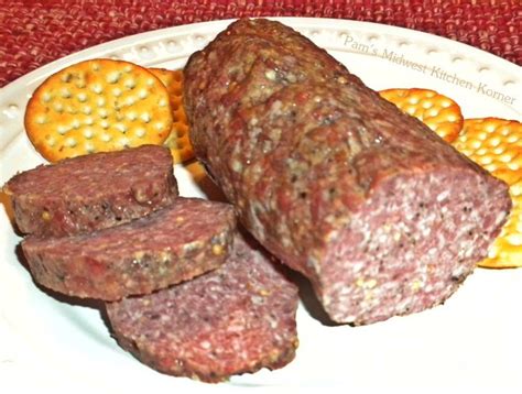 Believe me it's a match made in heaven! Homemade Summer Sausage on BakeSpace.com