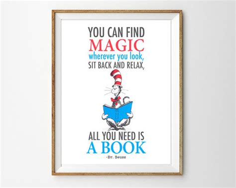Dr Seuss Quote Cat In The Hat Printable Nursery Quote You Can Find