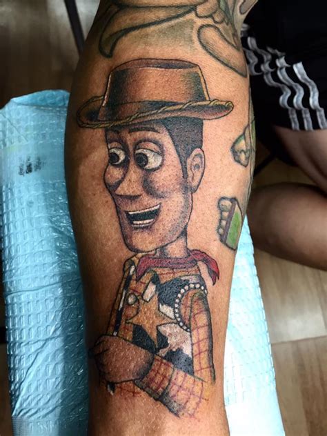Woody Toy Story Tattoo By Audrey Mello Toy Story Tattoo Story Tattoo Woody Toy Story