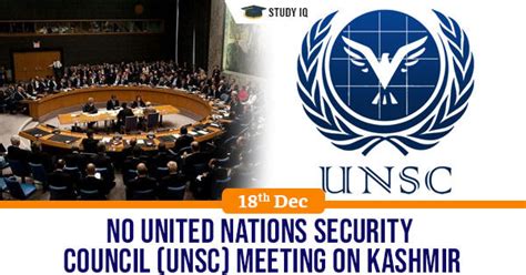 Daily Gk No United Nations Security Council Unsc Meeting On Kashmir