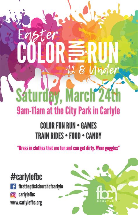 Color Fun Run The City Of Carlyle Illinois Carlyle Lake Illinois