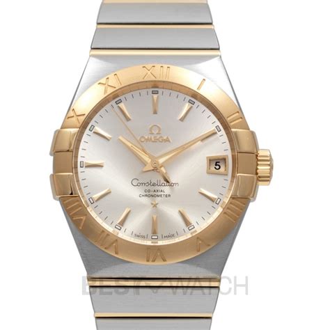 New Omega Constellation Co Axial 38 Mm Automatic Silver Dial Yellow