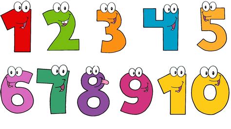 Printable colored numbers 1 10. Pictures of Number 1-10 | Free printable numbers ...