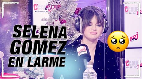 Selena Gomez Émue Aux Larmes En Plein Direct Youtube