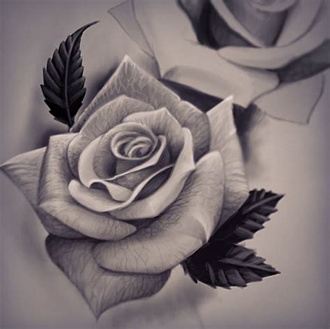 Pin By Vives Virgen Santa On David Garcia Realistic Rose Tattoo Rose