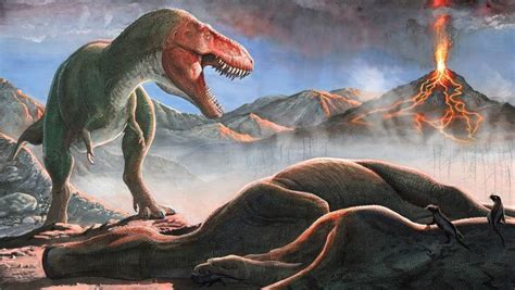 Dinosaurier Sterben War Asteroiden Einschlag Nicht Alleine Schuld