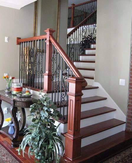7038 Rosette Stairsupplies Wood Handrail Wall Mounted Handrail