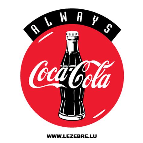 Always Coca Cola Sticker