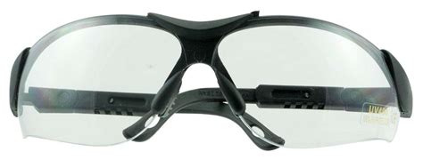 walkers gwpxsglclr shooting glasses elite polycarbonate clear lens w black frame the armories