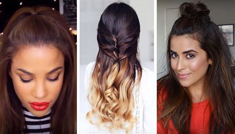We all love long hair until summer comes upon us. 3 Ways to Wear Half-Up, Half-Down Hair Without Looking 12 ...
