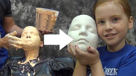 Lifecast Face In Hydrocal Plaster