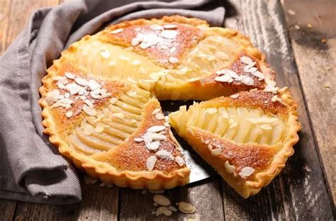 La tarte aux poires et aux amandes une recette très gourmande