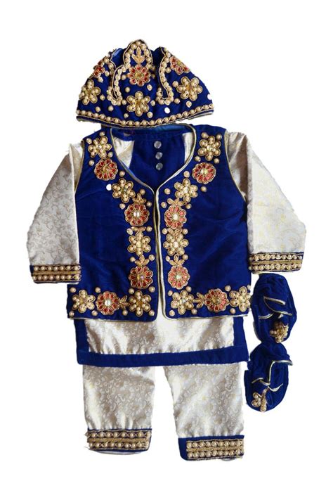 Pasni Dress For Baby Boy Sky Blue Rice Feeding Outfitsnepali Baby