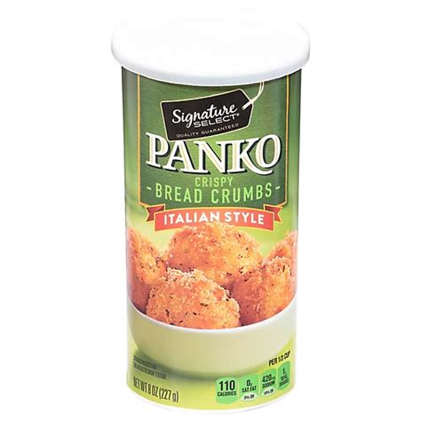 Signature Select Bread Crumbs Crispy Italian Style Panko 8 Oz