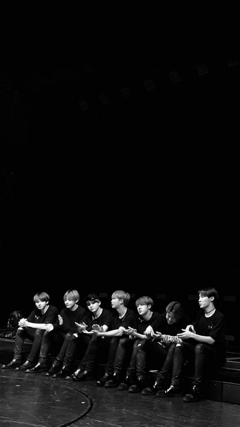 Bts Black And White Aesthetic Wallpapers Wallpaper Cave