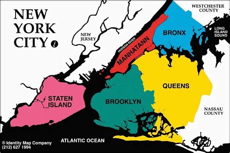 Les Cinq Arrondissements De New York New York City