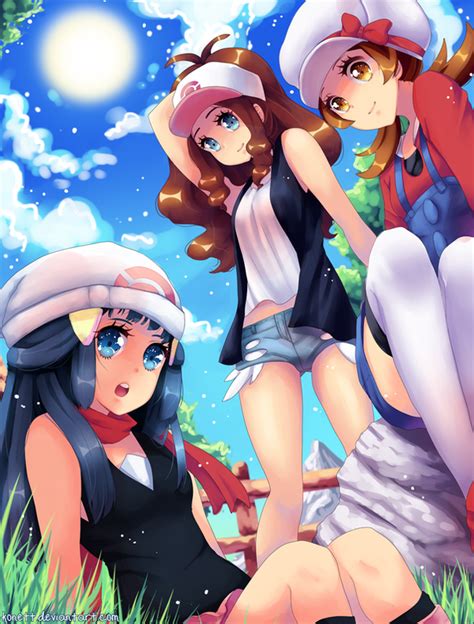 Pokemon Girls By Konett On Deviantart