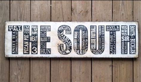 The South Sign Reclaimed Wood Signs Wood Signs Reclaimed Decor