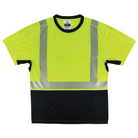 Performance Hi Vis T Shirt Black Bottom Ergodyne