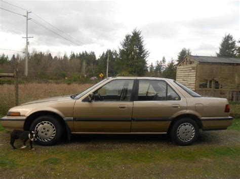 1989 Honda Accord Gold Automatic Sedan For Sale In Olympia Washington