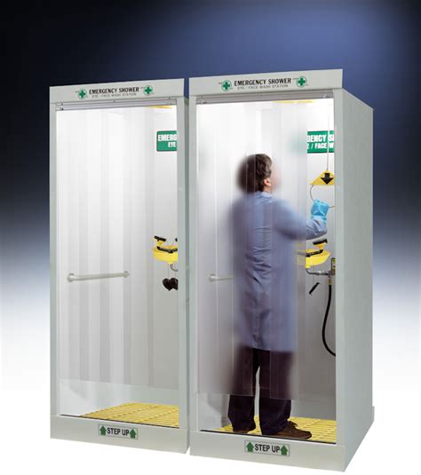 Emergency Laboratory Safety Shower Decontamination Booth From Hemco