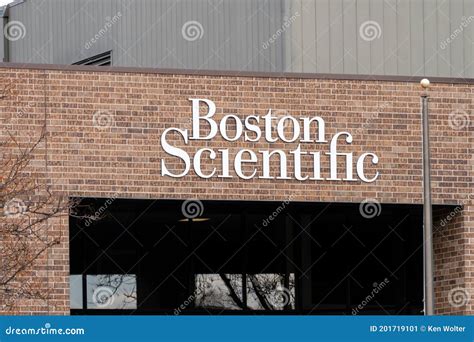 Boston Scientific Exterior Building And Corporate Logo Editorial Photo