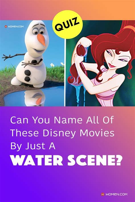 Disney Quiz Can You Name All Of These Disney Movies By Just A Water