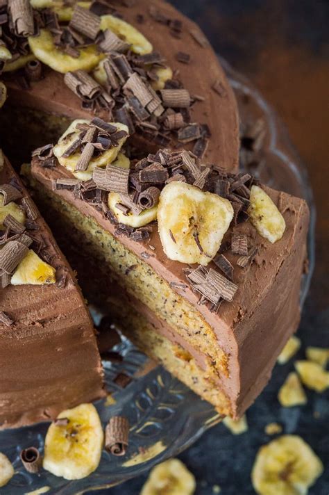 Vegan Banana Cake With Chocolate Peanut Butter Frosting Easy To Make