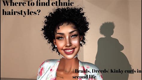 Where To Find Ethnic Hairstyles In Second Life Braids Dreeds