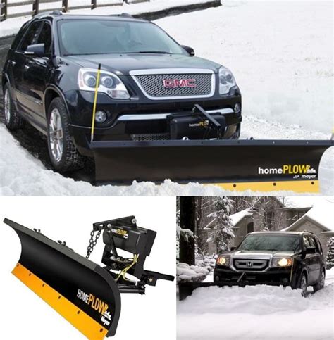 Homeplow By Meyer Snow Plow For Suvs Snow Plow Snow Smart Car