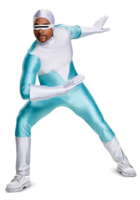 Mens Frozone Suit The Incredibles Costume Size XXL Walmart Com