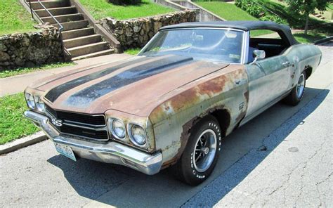 1970 Chevelle Ss Convertible Project Car For Sale No Reserve 1972