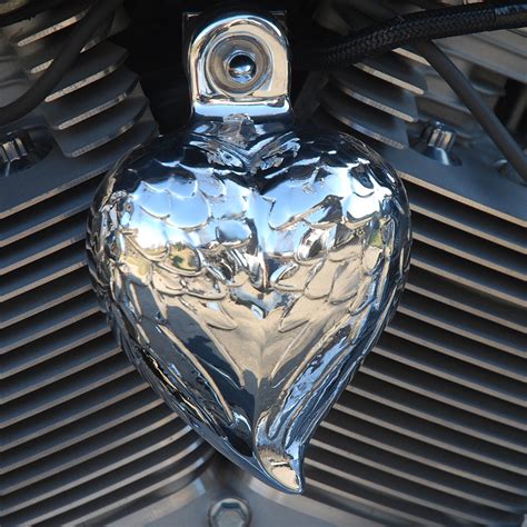 Angel Wing Heart In Polished Aluminum Hrt Pw Hrt Pw 13500