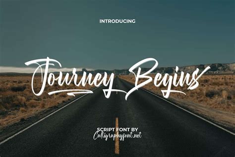 Journey Begins Font By