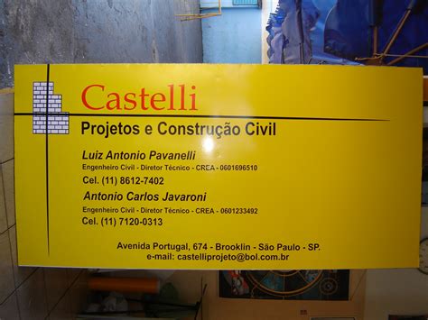 Astrid Design Placa De Obra Castelli ConstruÇÃo Civil