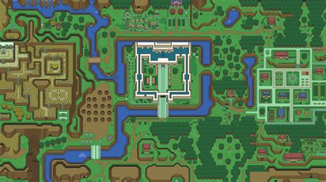 The Legend Of Zelda A Link To The Past Map Video Games The Legend