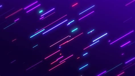 Rounded Neon Multicolored Lines Background Looped Animation Hd Free