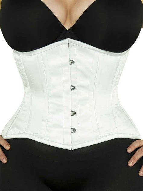 plus sized waist training satin corset cs 426 standard orchard corset