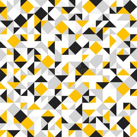Abstract Mosaic Vector Seamless Background Geometric Pattern For