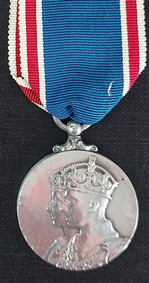 1937 Coronation Medal Worcestershire Medal Service Ltd